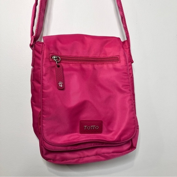 Totto Telga handbag crossbody bag hot pink small size - Picture 1 of 9